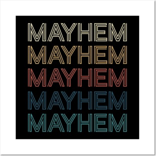 Lovely Mayhem Name Flowers Proud Classic Styles Posters and Art